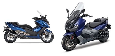 Motorrad Vergleich Kymco Ak I Abs Vs Sym Maxsym Tl