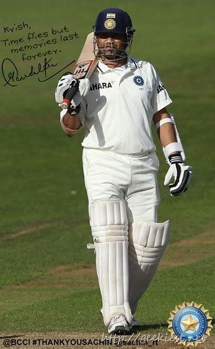 Get a Sachin Tendulkar digitally autographed photo from the BCCI