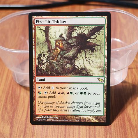 Fire Lit Thicket Shm Magic The Gathering Proxy Mtg Cards Top Quality