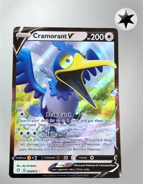 Cramorant V 054 072 Shining Fates TCG Coleccionistas