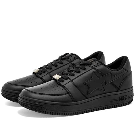 A Bathing Ape Bape Sta Low Black End Europe