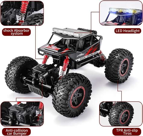 Temi Coches Rc A Escala Auto De Control Remoto Wd Motor Dual De