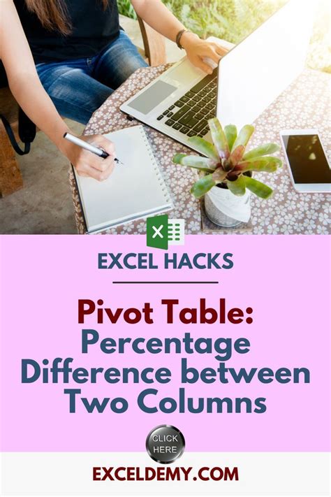 How To Calculate Percentage Difference In Pivot Table