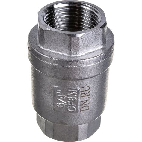 Обратный клапан DN.ru LSCV-316 3/4″ Ду20 Ру16 пружинный нержавеющая ...