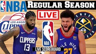 Live Los Angeles Clippers Vs Denver Nuggets Scoreboard Play By