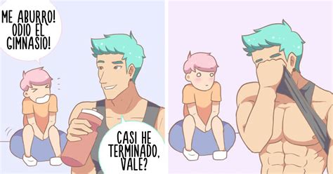 Adorables cómics sobre la vida diaria de una pareja gay Panda Curioso