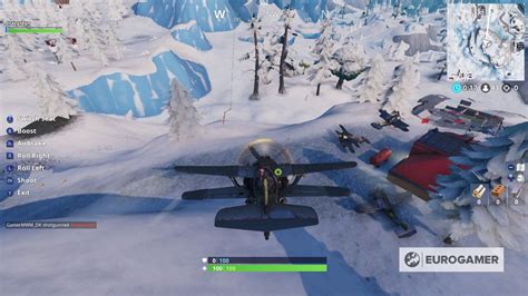 Fortnite plane locations, X-4 Stormwing plane controls and stunts list | Eurogamer.net