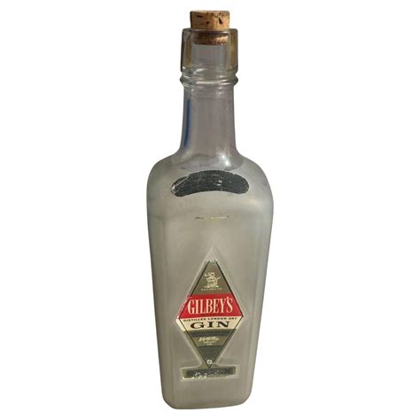 Early 20thc Gin Bottle from a Bar For Sale at 1stDibs