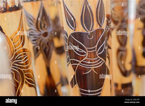 Cane Masks Maska Made Of Cane Handicrafts On Display During The