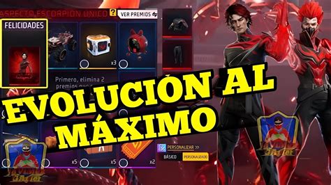 Consigue Skin Evolutiva Escorpi N Legendario Free Fire Ruleta