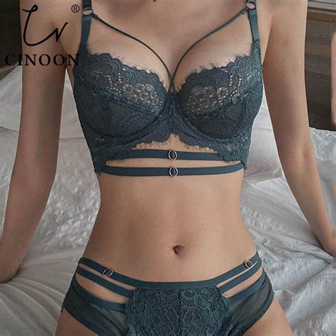 Cheap Classic Bandage Bra Set Lingerie Push Up Brassiere Lace Plus Size