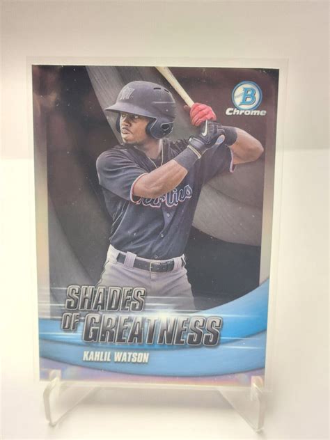 2022 Bowman Chrome Kahlil Watson SG 6 Shades Of Greatness Miami