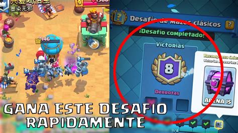 Desafio De Mazos Clasicos Clash Royale Youtube