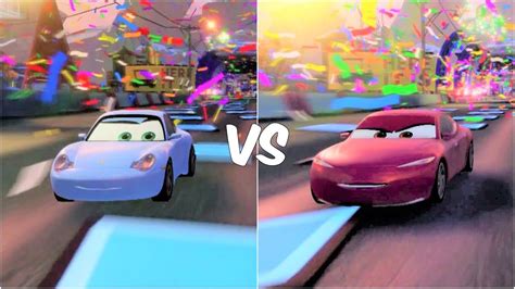 Cars 3 Driven To Win Sally Vs Natalie Certain Youtube