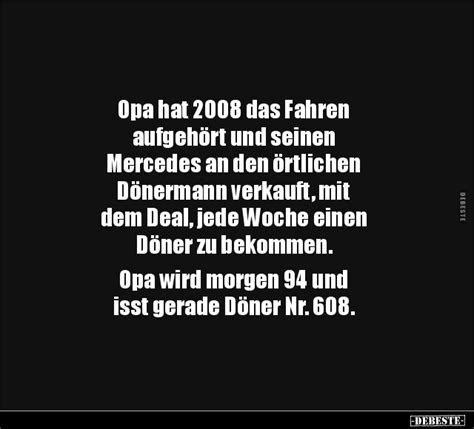 Opa Hat Das Fahren Aufgeh Rt Und Seinen Mercedes An Den Rtlichen