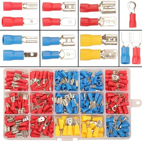 280pcs Cosses électriques à Sertir 15 Sortes Cosse Electrique