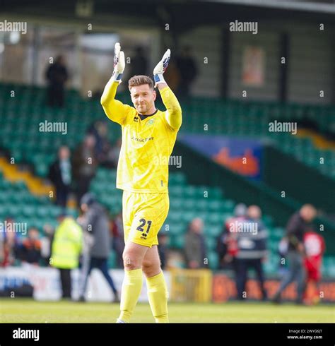 Joe Day Of Yeovil Town After The National League South Match At Huish