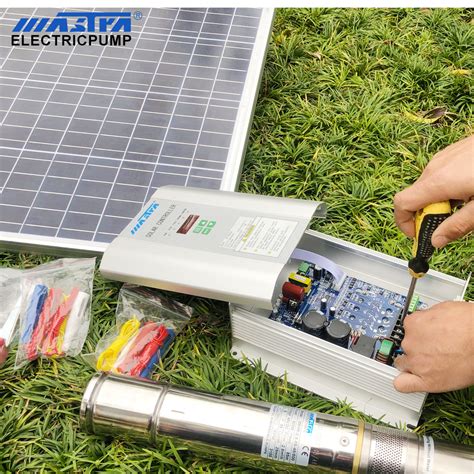 MASTRA Solar Submersible Screw Borehole Pumps Set Solar DC Water Pump