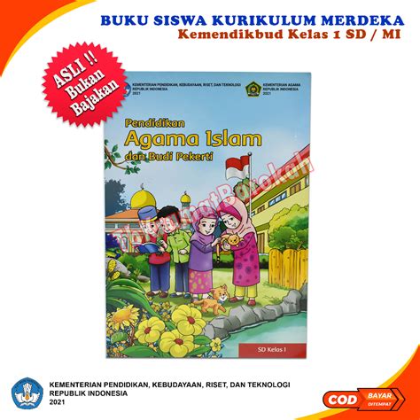 Jual Buku Paket Siswa Pendidikan Agama Islam Dan Budi Pekerti Pai Kurikulum Merdeka Kelas 1 Sd