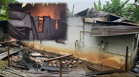 Bedeng 4 Pintu Di Prabumulih Hangus 1 Korban Luka Bakar Serius Begini