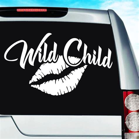 Wild Child Funny Car Window Vinyl Decal Sticker for Women - Etsy