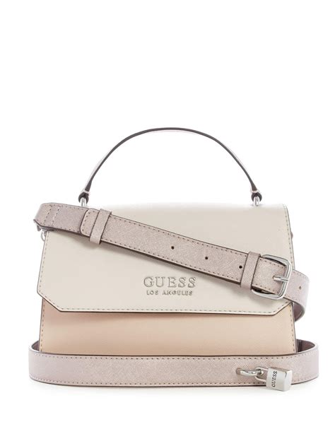 Guess Factory Scriba Mini Crossbody In White Lyst