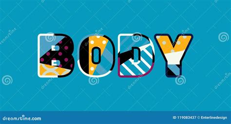 Body Concept Word Art Illustration Stock Vector Illustration Of