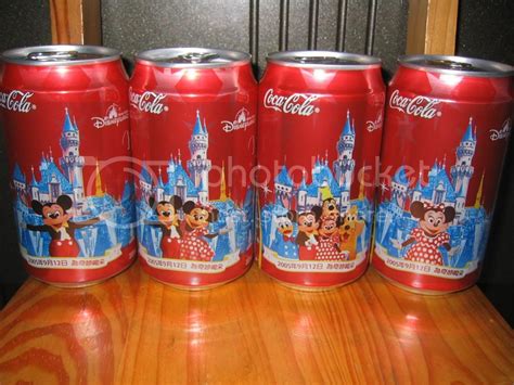 Walt Disney Coca Cola Coke Cans Hong Kong Disneyland Pack Ebay