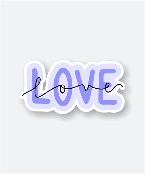 Aesthetic Love Sticker - devisestore