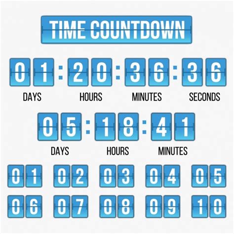 Free Vector Time Countdown Template 8015 Hot Sex Picture