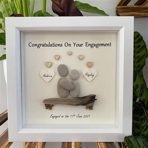 Engagement Gift Personalised Engagement Present For A Couple Etsy Uk