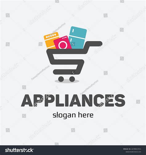 Modern Minimalist Home Appliance Store Logo Stock Vector (Royalty Free ...