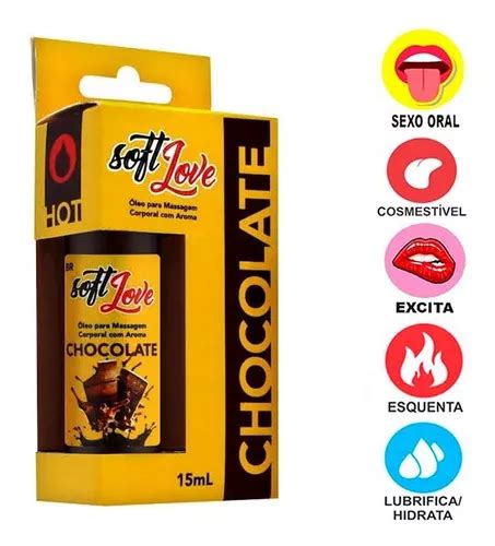 Gel Hot Lubrificante Comest Vel V Rios Sabores Soft Love Mercadolivre