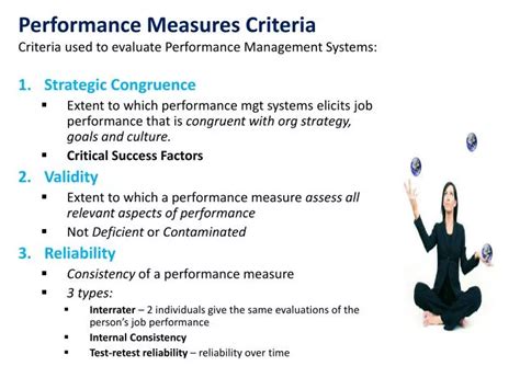 Ppt Performance Measures Criteria Criteria Used To Evaluate