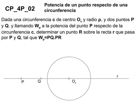 Potencia De Un Punto Respecto De Una Circunferencia PPT Descarga