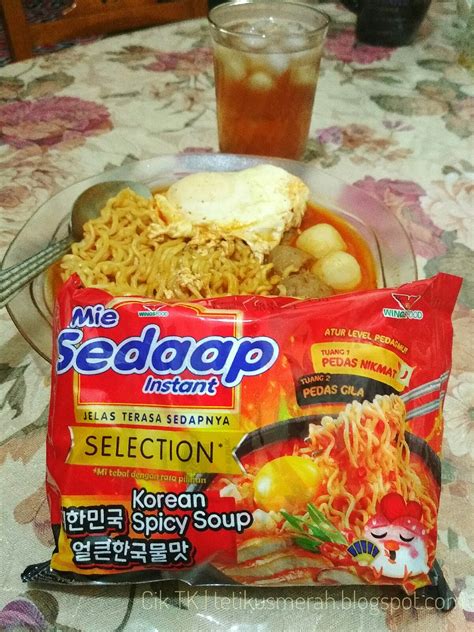 Mencuba Mie Sedaap Selection Korean Spicy Soup