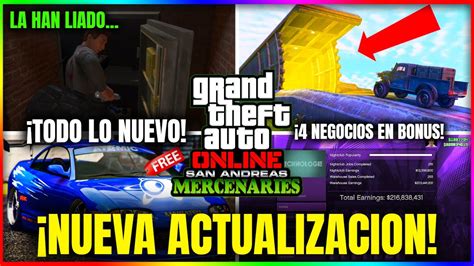 Nueva Actualizacion En Gta Online Todo Lo Nuevo La Liaron