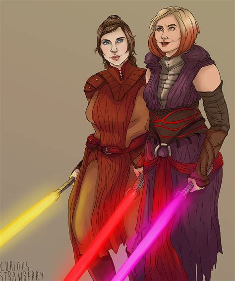 Revan And Bastila Fan Art Wallpaper