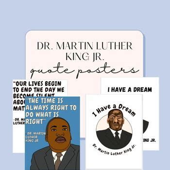 Martin Luther King Posters by Ellie Crane | TPT