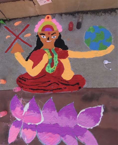 GREEN DIWALI CAMPAIGN - RANGOLI MAKING COMPETITION | Strawberry Fields ...