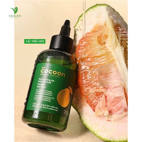 Nước dưỡng tóc tinh dầu bưởi Cocoon 140ml pomelo hair tonic