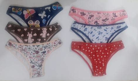 Kit Calcinhas Algod O Tanguinha Juvenil Estampada Dani Lingerie Vestu Rio Esportivo