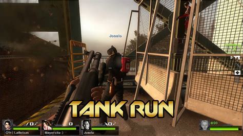 Left 4 Dead 2 Jugando Al Modo Tank Run Youtube