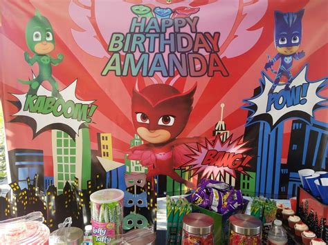 Pj Masks Birthday Image By Diy Decor And More Pj Masks Birthday Pj