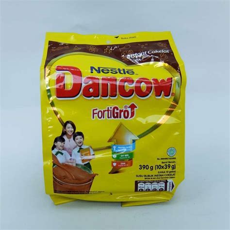 Jual Dancow Fortigro Instant Coklat Bag G X Sachet Di