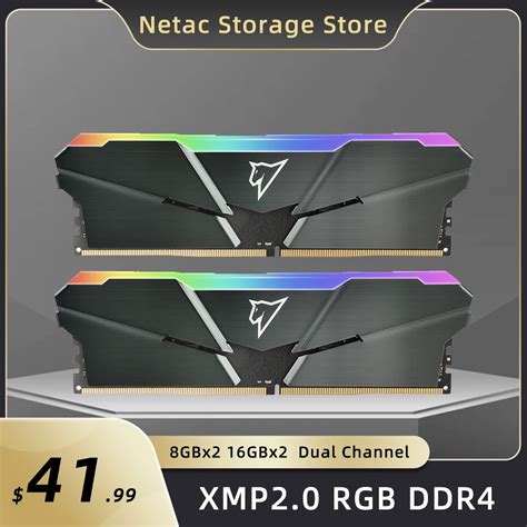 Netac Memoria Ram Ddr Mhz Mhz Rgb Ddr Gb Gb X Gb M Dulos