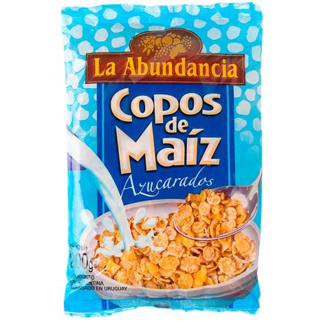 Copos De Maíz La Abundancia Azucarados 200g Disco