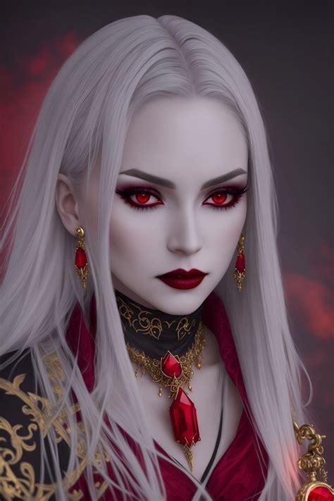 Pin By Steven Snyder On Story Ideas In 2024 Vampire Masquerade Female Vampire Long White Hair