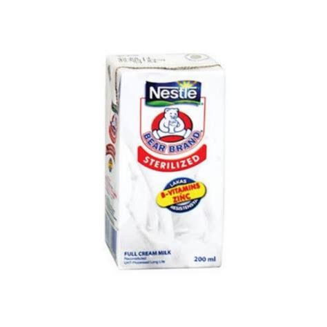 Nestle Bear Brand Sterilized Milk 200ml Britain Essentials Hong