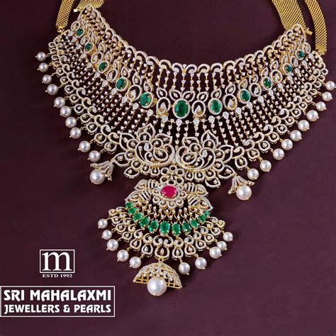 Breathtaking Bridal Diamond Necklace Designs Are Here South India Jewels